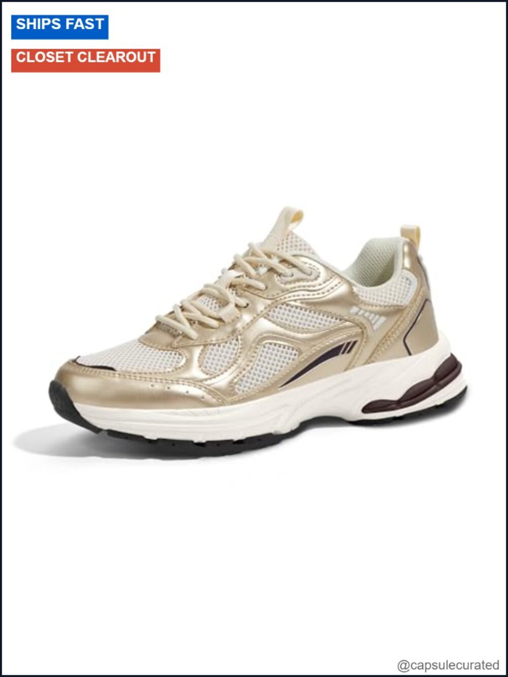 Women's Chunky Fashion Sneakers Breathable Mesh Walking Athletic Shoes